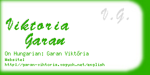 viktoria garan business card